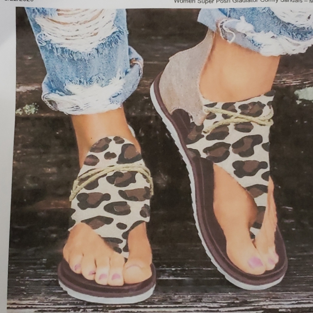 Mensootd Gladiator Comfy Sandals